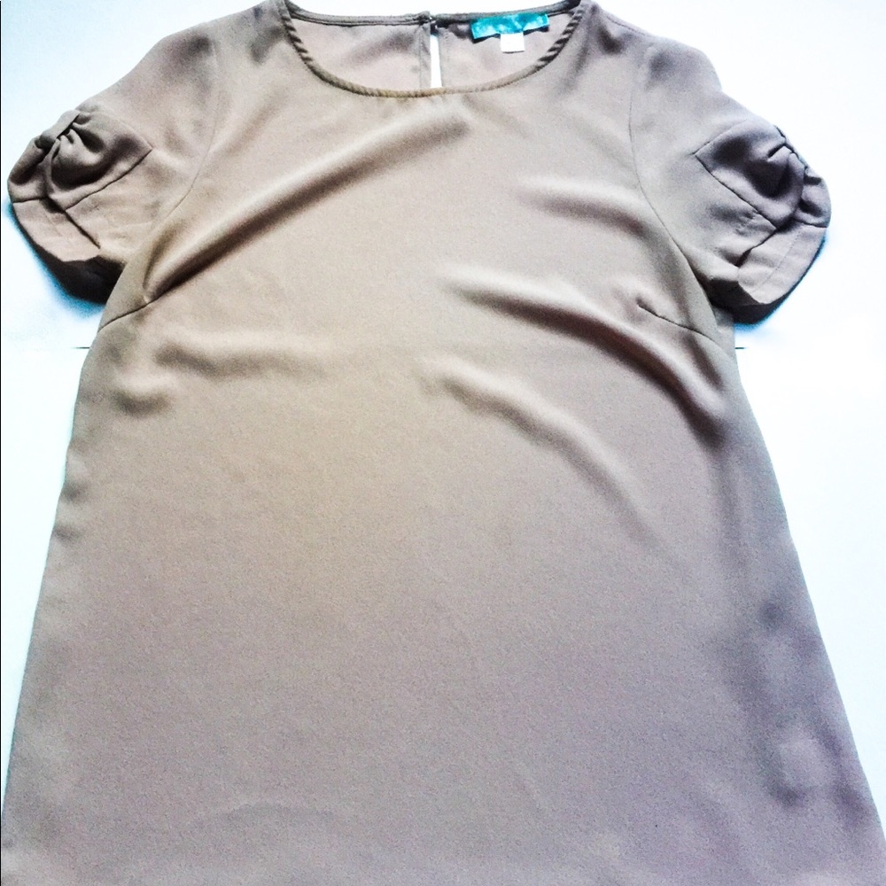 Pim + Larkin Pink Blouse Bow Sleeves Size Small